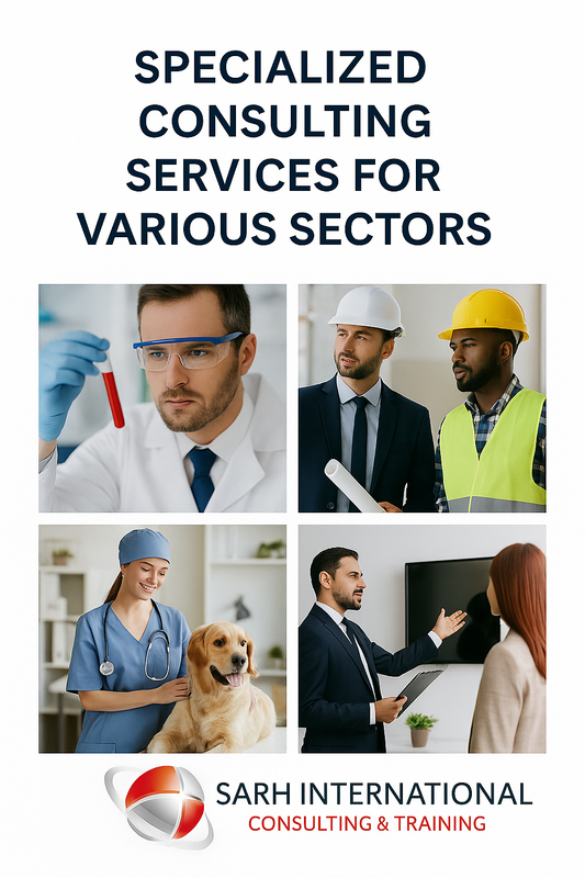 خدمات استشارية متخصصة للقطاعات المختلفة