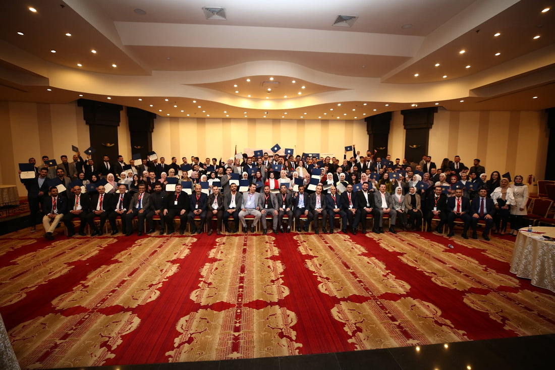 رؤساء اقسام المحاسبة في الجامعات الاردنية حفل توزيع منح شركة صرح