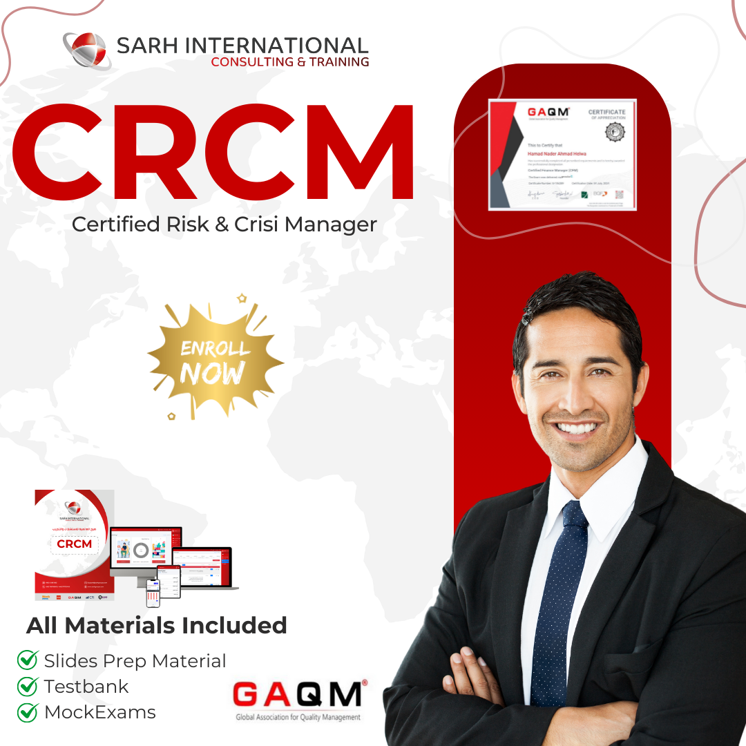 CRCM دورة مدير مخاطر وازمات معتمد