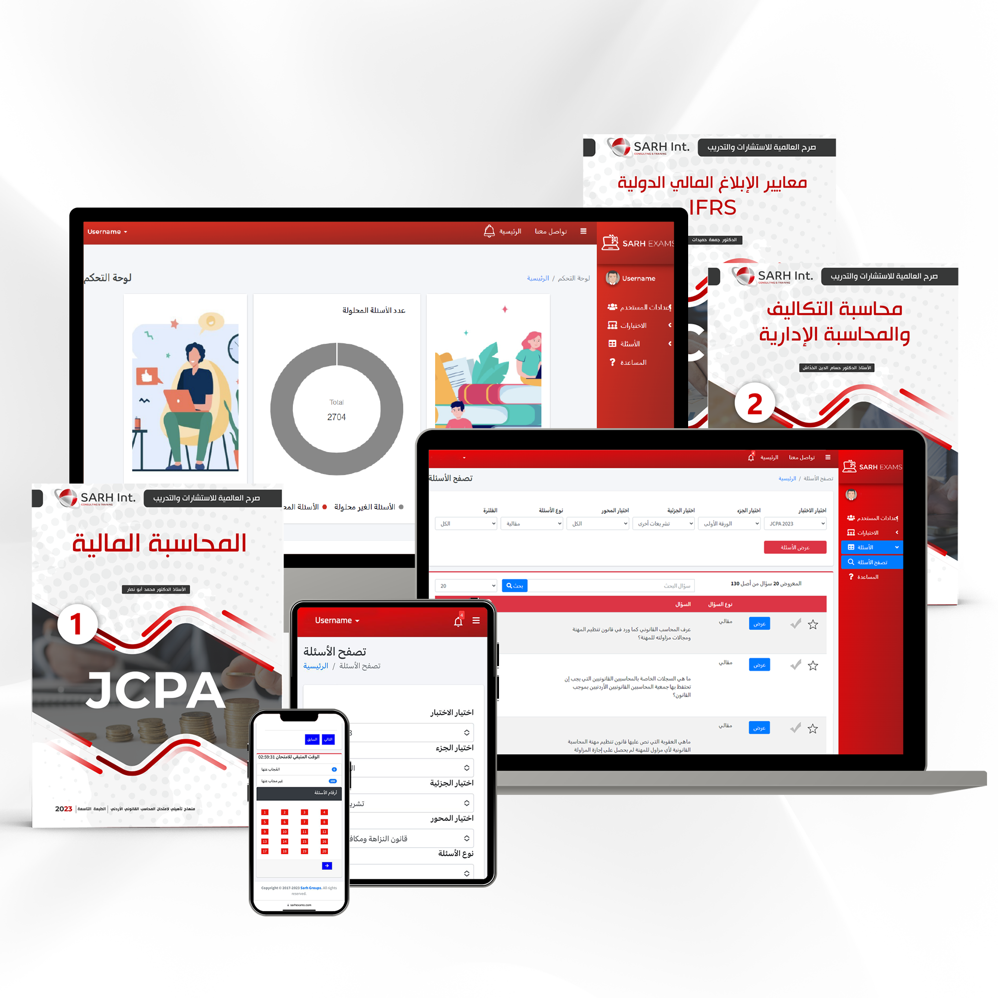 JCPA Jordanian Certified Public Accountant Curriculum with Question Bank - Image 2
