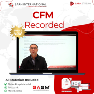 دورة المدير المالي المعتمد (مسجلة) CFM